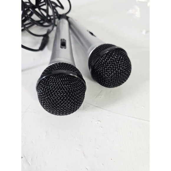 Lot Of 2 High Grade Professional Low-Noise Cable Microphone On Off Switch Silver - Picture 3 of 7